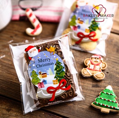 ถุงฝากาว X&#039;Mas Snow Globe (50ใบ)